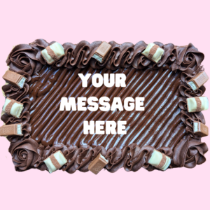 Personalised Brownie Slab